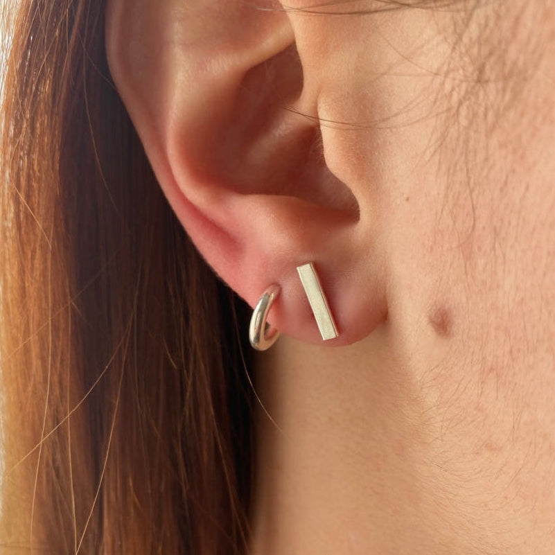 Bar Stud Earrings