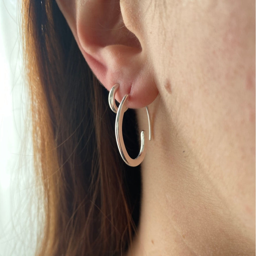Hook Hoop Earrings