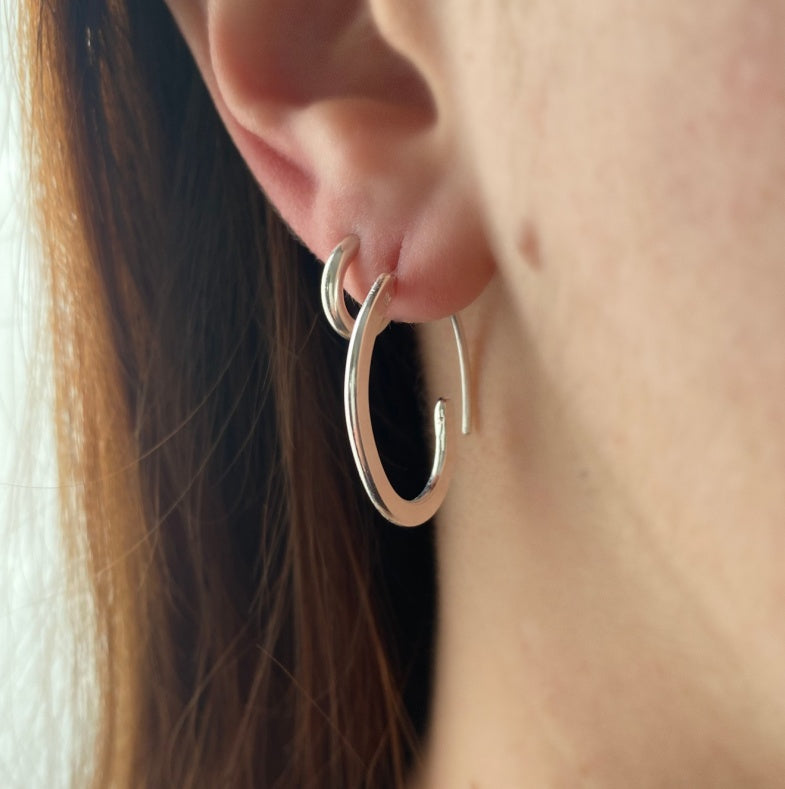 Hook Hoop Earrings
