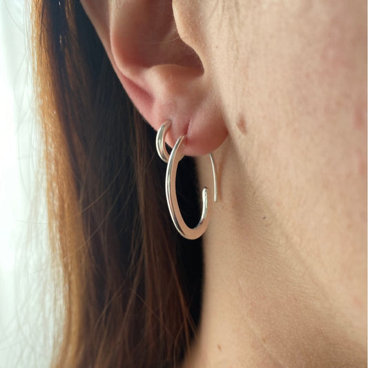 Hook Hoop Earrings