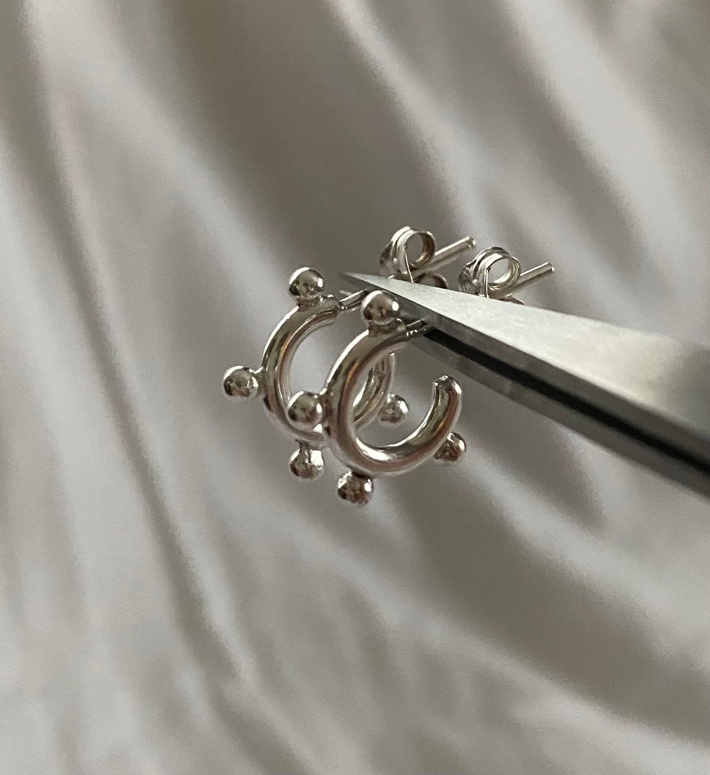 Micro Dottie Hoop Earrings