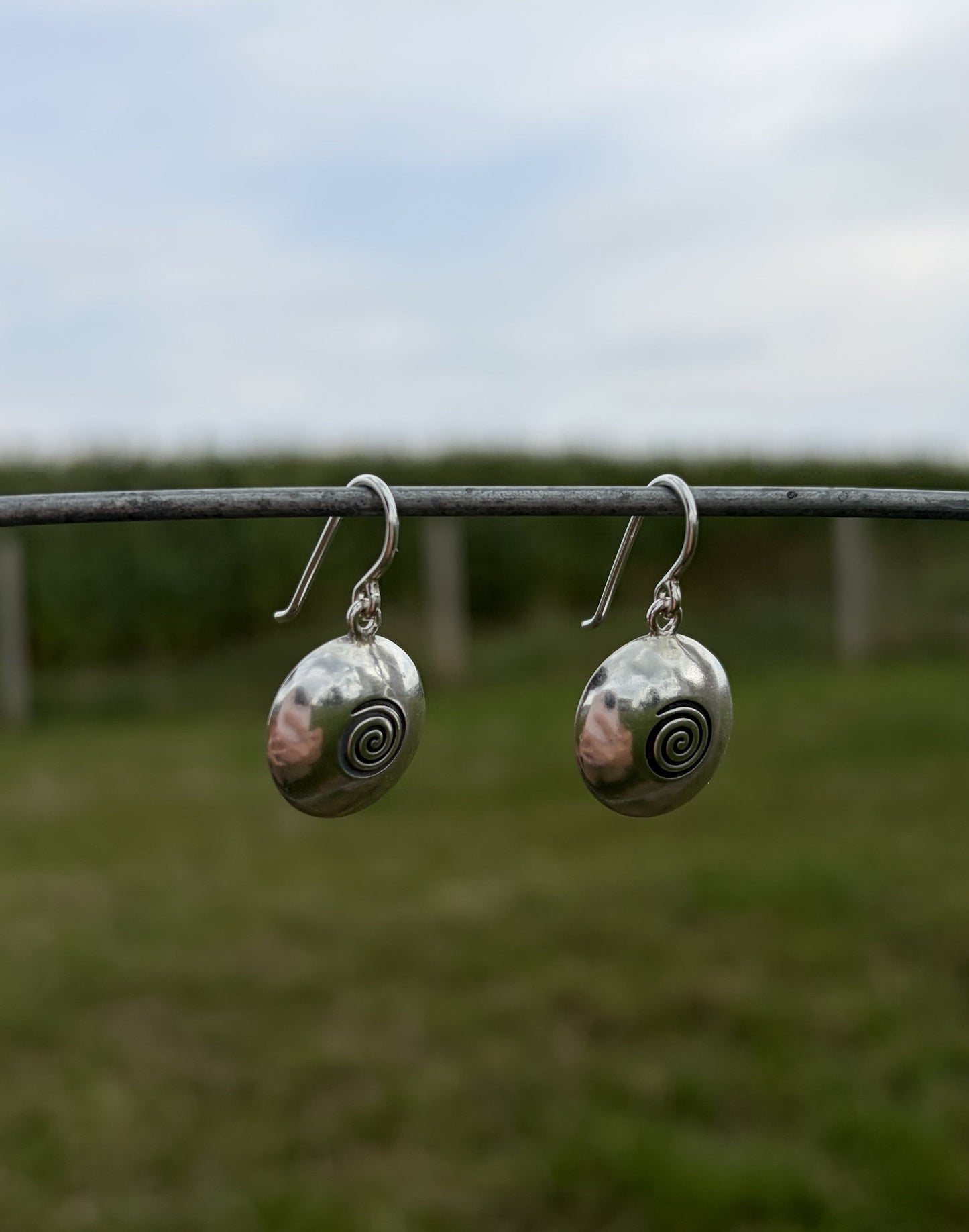 Whirl Disk Earrings